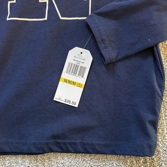 Child’s Nautica long sleeve tee shirt size 5 - Picture 4 of 4